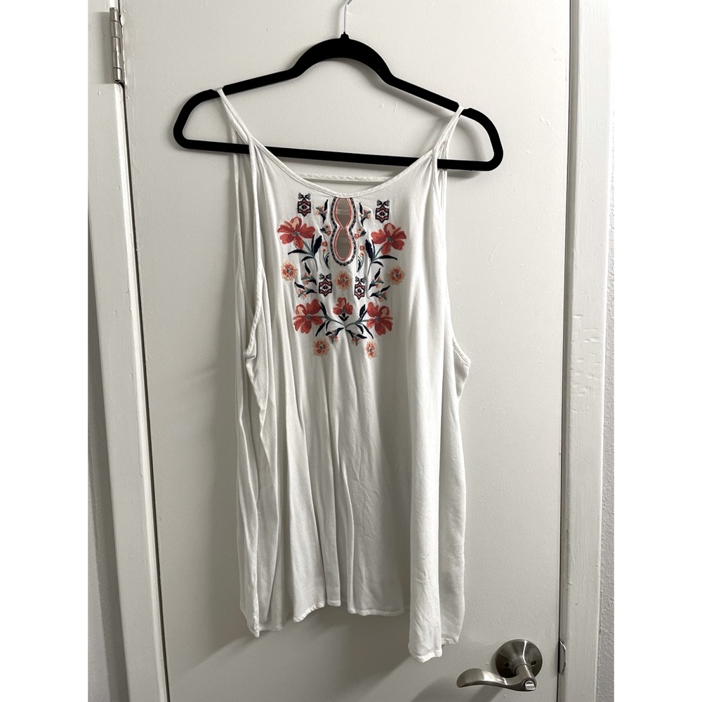 Maurices Embroidered Tank | Size 3X